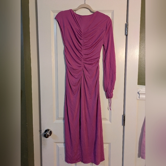 Zara Woman M Asymmetrical Solo Sleeve Maxi NWT - Picture 6 of 8